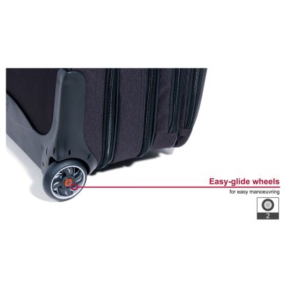 Wenger - Resväska med hjul 25 l 17 + laptopväska 15,6 Patriot svart