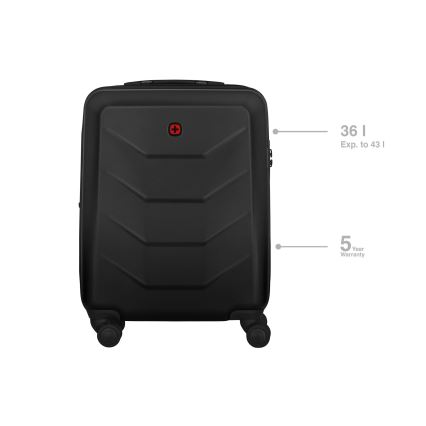 Wenger - Reseväska på hjul 36 l Prymo svart