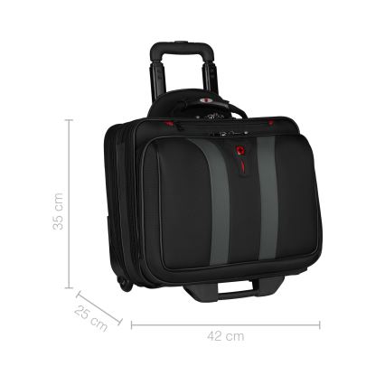 Wenger - Travel luggage på hjul 29 l + laptop låda 15,6 Granada svart