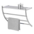 WENKO 15578100 - Handdukstativ PESCARA 56x46 cm glänsande krom