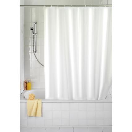 WENKO 19103100 - Duschdraperi 120x200 cm vitt