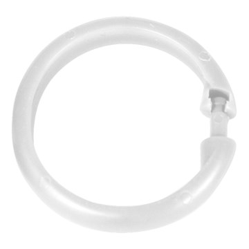 WENKO 19194100 - Ringar till duschdraperi LYGE 6x6 cm vit