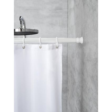 WENKO 19206100 - Duschstång FLEX 110 cm vit