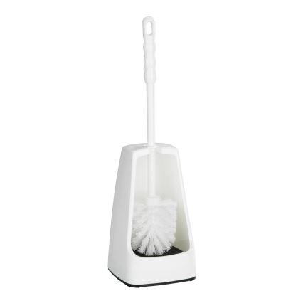 WENKO 19607100 - Toalettborste SIMPLE 12,5x40 cm vit