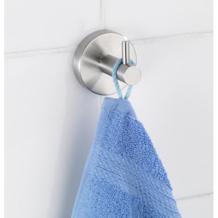 WENKO 19621100 - Krok BOSIO MATT 5,5x5,5 cm rostfritt stål/silver