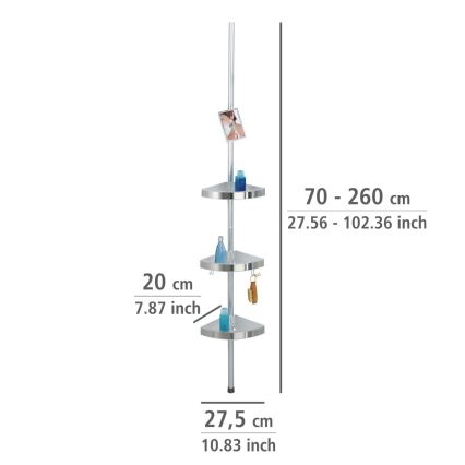 WENKO 20349100-Hörnelement PREMIUM 27,5x260 cm satin