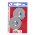 WENKO 20646100-Adapter CLA+PREM+STYLE AD TL 6x1,4 cm blank. krom