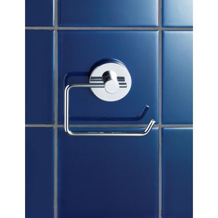 WENKO 20899100-Toalettpappershållare VACUUM-LOC MILAZZO 13x10,5 cm blank krom