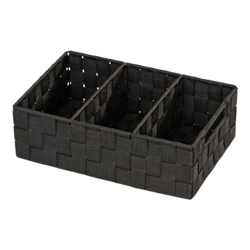WENKO 20978100 - Organizer ADRIA 32x21 cm svart