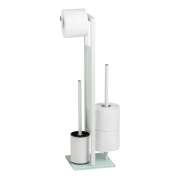WENKO 21565100 - WC-borste RIVALTA 18x70 cm vit/svart
