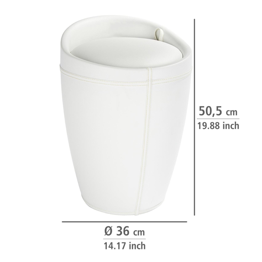 WENKO 21773100 - Pall CANDY 36x50,5 cm vit/svart