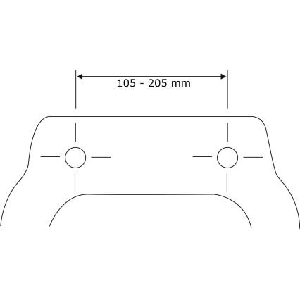 WENKO 22015100-WC toalettsits WENGE 35,5x42,5 cm brun/silver