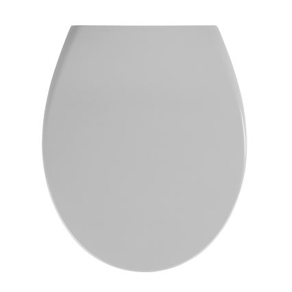 WENKO 22402100-WC-sits SAMOS 44,5x37,5 cm grå/silver