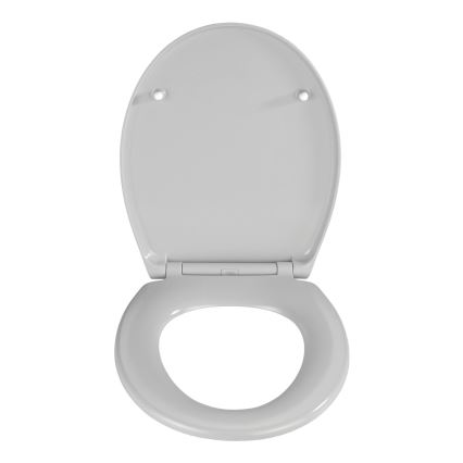 WENKO 22402100-WC-sits SAMOS 44,5x37,5 cm grå/silver