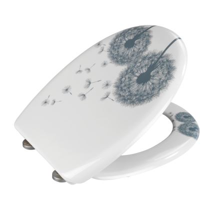 WENKO 22409100-WC-sits ASTERA 45x38 cm flerfärgad/silver