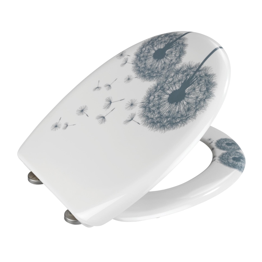 WENKO 22409100-WC-sits ASTERA 45x38 cm flerfärgad/silver