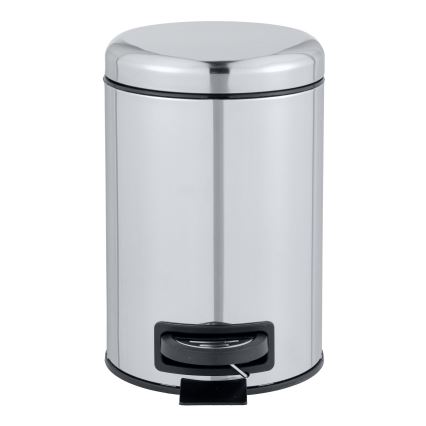 WENKO 22444100 - LEMAN-korg 17x25 cm, rostfritt stål/silver/svart