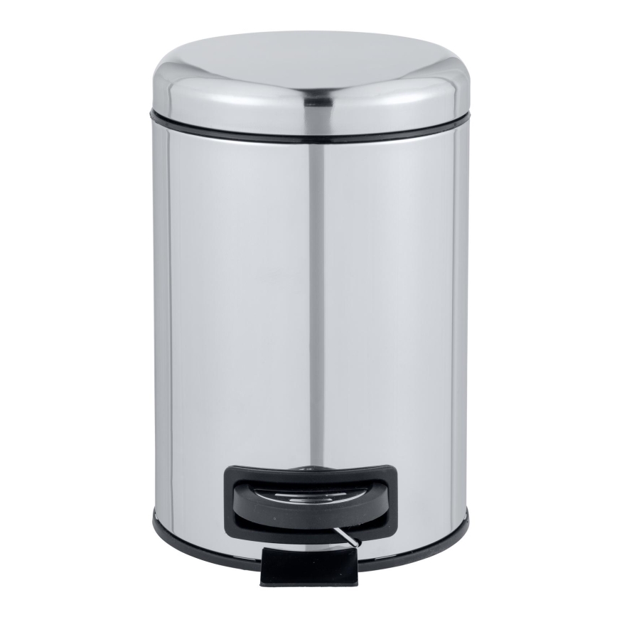 WENKO 22444100 - LEMAN-korg 17x25 cm, rostfritt stål/silver/svart