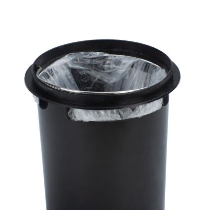 WENKO 22444100 - LEMAN-korg 17x25 cm, rostfritt stål/silver/svart