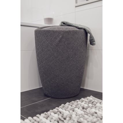 WENKO 22448100 - Pall CANDY 36 x 50,5 cm, grå/svart