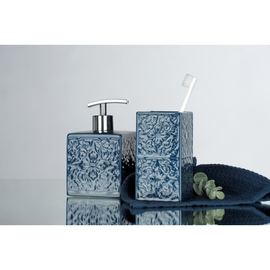 WENKO 22653100 - Tvåldispenser CORDOBA 500 ml blå