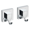 WENKO 22688100-Krok VACUUM-LOC QUADRO ED 6x7 cm silver/blankkrom
