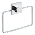 WENKO 22689100-Handdukshållare VACUUM-LOC QUADRO ED 18,5x14 cm silver/polerad krom