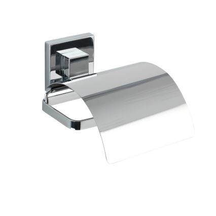 WENKO 22696100-Toalettrullhållare VACUUM-LOC QUADRO ED 13x14 cm blank krom
