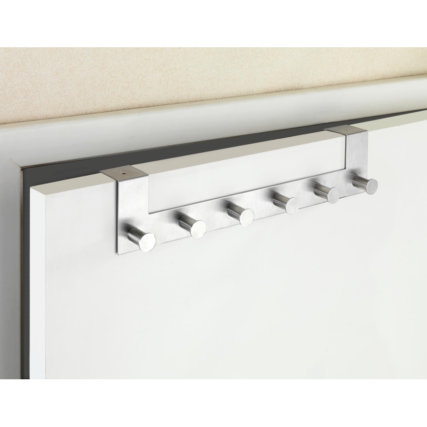 WENKO 22804100-Hängare CELANO 39x11 cm rostfritt stål/silver