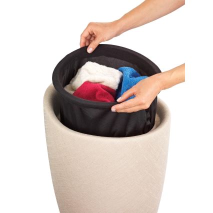 WENKO 22834100 - Pall CANDY 36x50,5 cm beige/svart