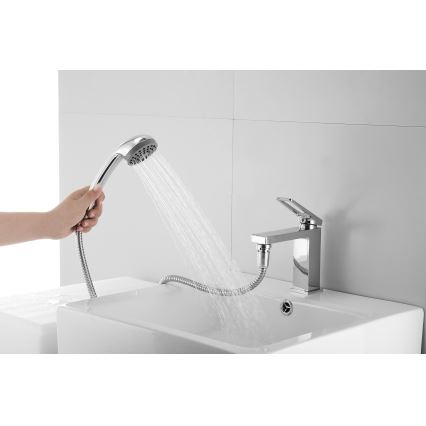 WENKO 22866100 - Duschstång UNIVERSAL 170x6,5 cm blankkrom/silver/grå