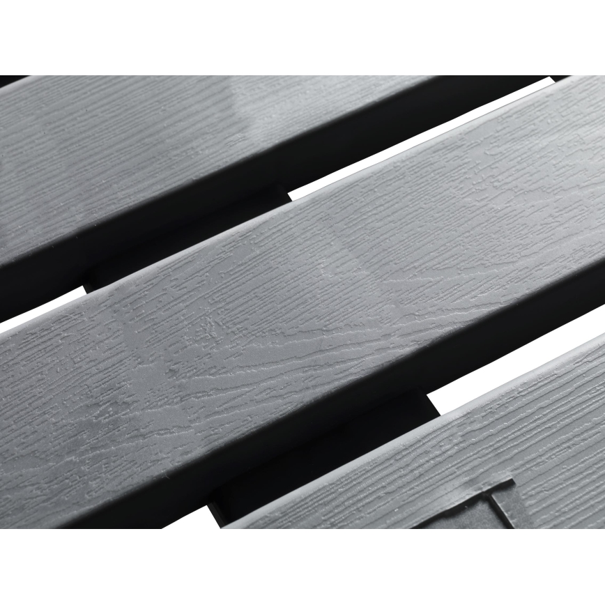 WENKO 22947100-Duschmatta inomhus & utomhus 55x55 cm grå