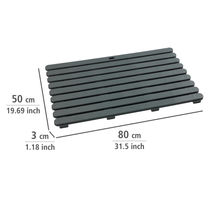 WENKO 22948100 - Entrématta inomhus/utomhus 50x80 cm grå