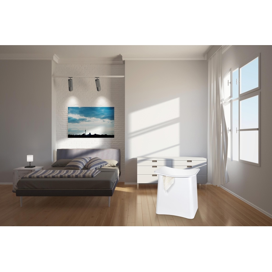 WENKO 22949100 - Stol WING 45x48 cm vit/svart