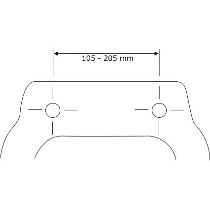 WENKO 22979100-WC-sits NATURAL BEECH 35,5x42,5 cm brun/silver