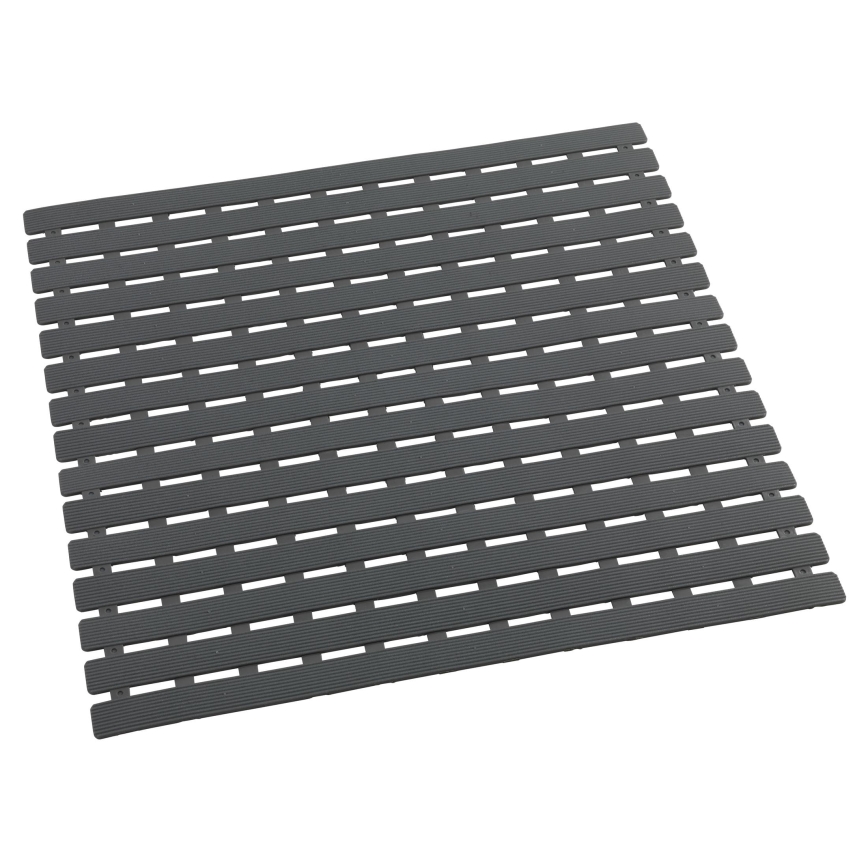 WENKO 23125100-Duschmatta ARINOS 54x54 cm grå/grå