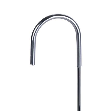 WENKO 23499100 - Duschhylla MILO 25x36 cm, rostfritt stål/silver/genomskinlig