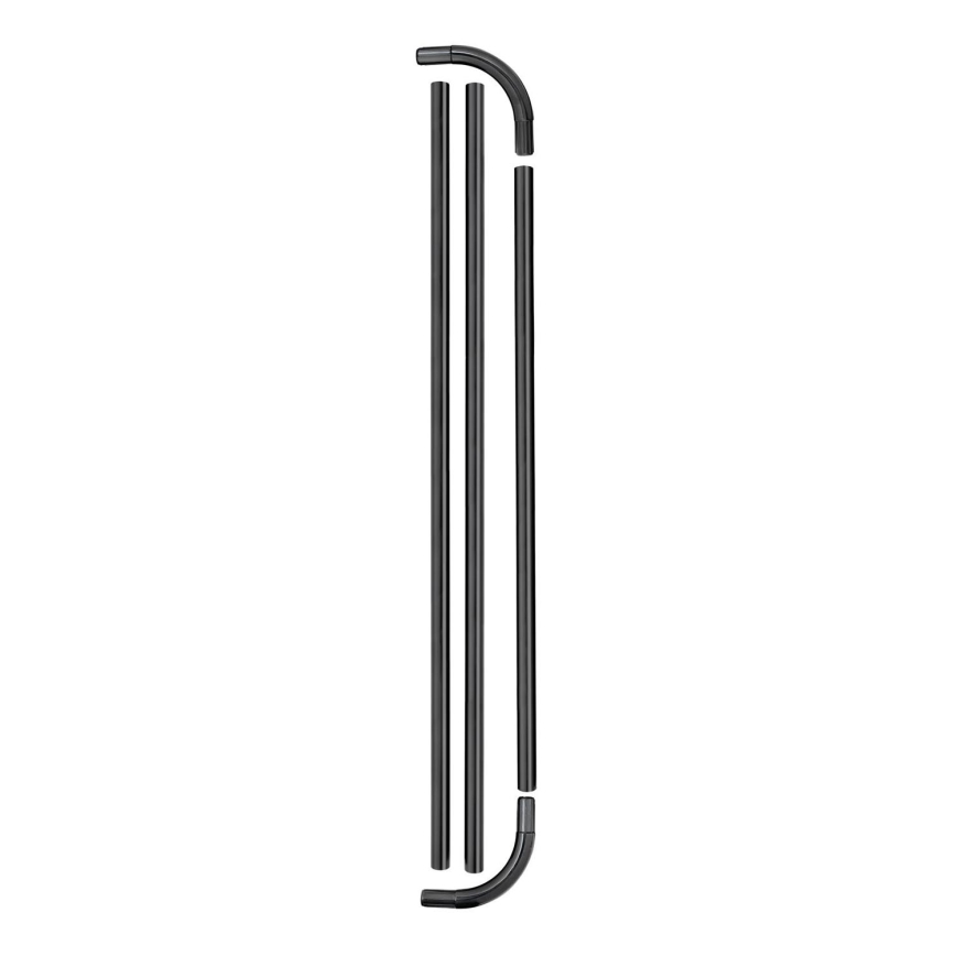 WENKO 23565100 - Svart stång 2 x 2 cm