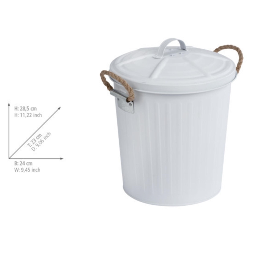 WENKO 23703100 - Korg GARA 24x28,5 cm vit