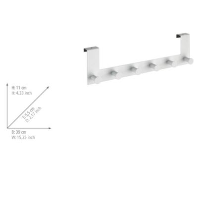 WENKO 23724100-Klädhängare CELANO 39x11 cm vit
