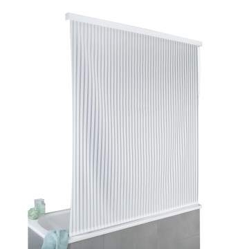 WENKO 23864100 - Duschrullgardin 132x240 cm vit