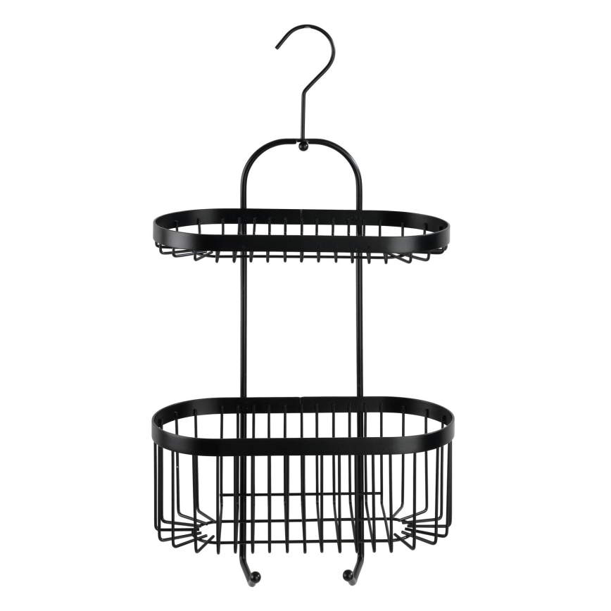 WENKO 23880100 – Hylla CLASSIC PL. SCHWARZ 26,5x47 cm svart
