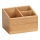 WENKO 23916100 - Förvaringsbox TERRA 12x9 cm, brun