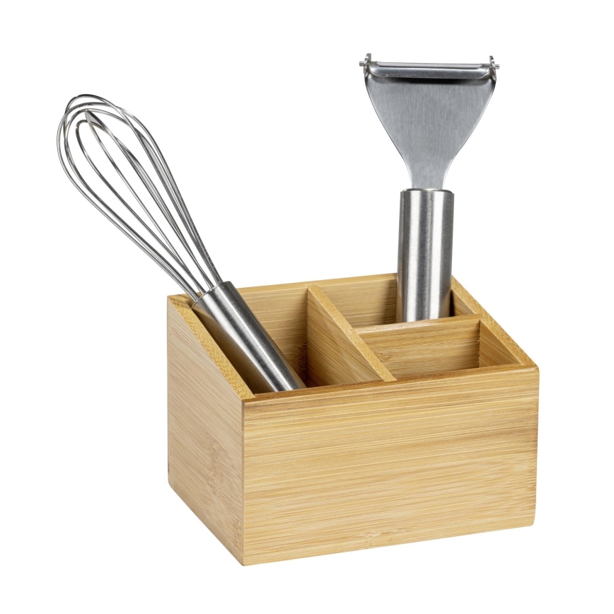 WENKO 23916100 - Förvaringsbox TERRA 12x9 cm, brun