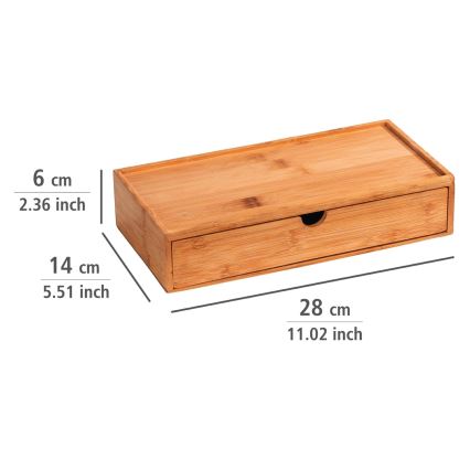 WENKO 23921100 - Box TERRA 28x14 cm brun