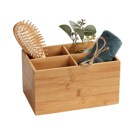 WENKO 23926100 - Förvaringsbox TERRA 22x14 cm, brun