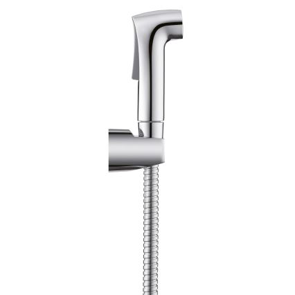 WENKO 23999100 - Bidetset Vattensparsystem 12x7 cm blank krom/silverfärgad