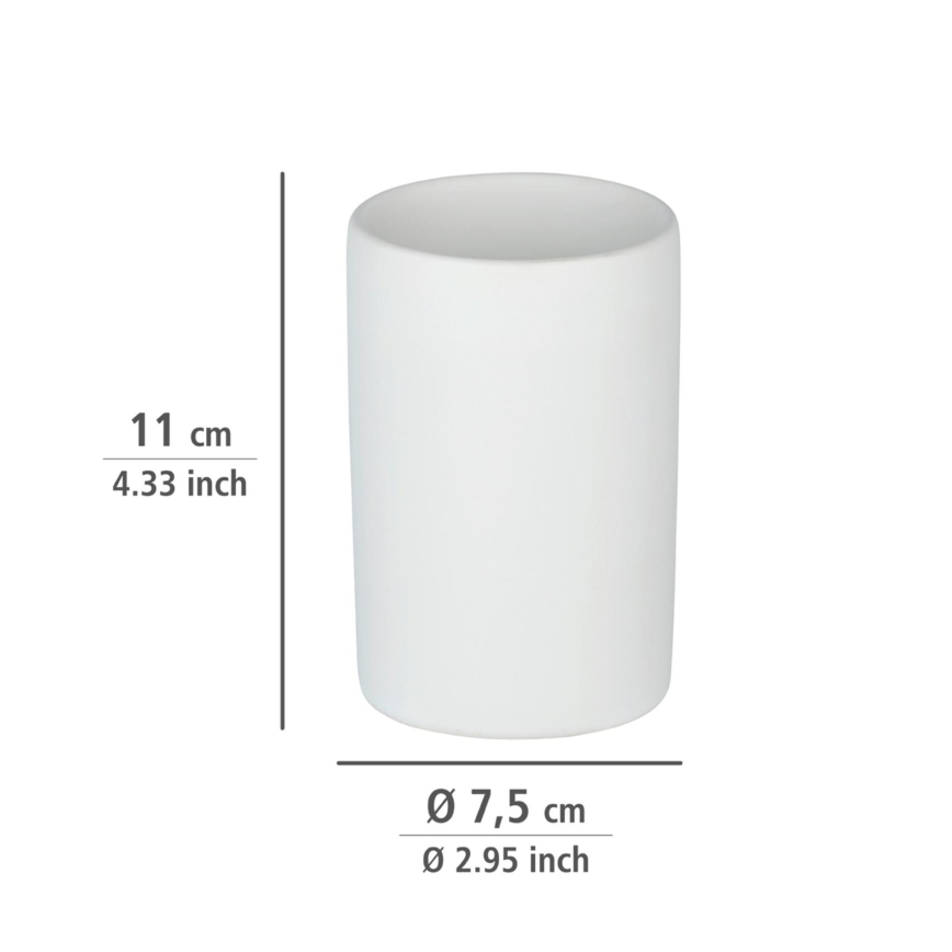 WENKO 24010100 - POLARIS-mugg 7x11 cm vit