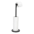 WENKO 24034100 - Toalettpappershållare 21x55 cm svart/silver