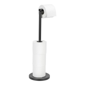 WENKO 24034100 - Toalettpappershållare 21x55 cm svart/silver